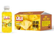 浩明甄选菠萝果粒复合果汁饮料500ml×15瓶